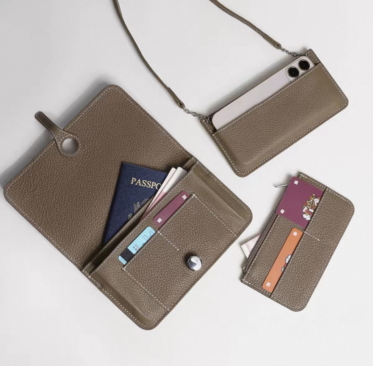 Tri-Fold Passport Wallet image 5