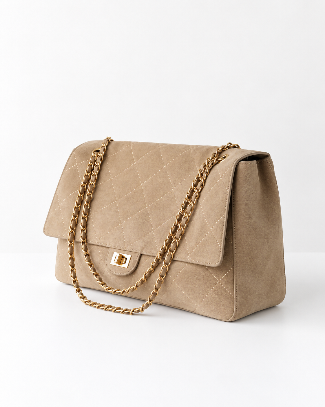 Suede maxi flap image 2