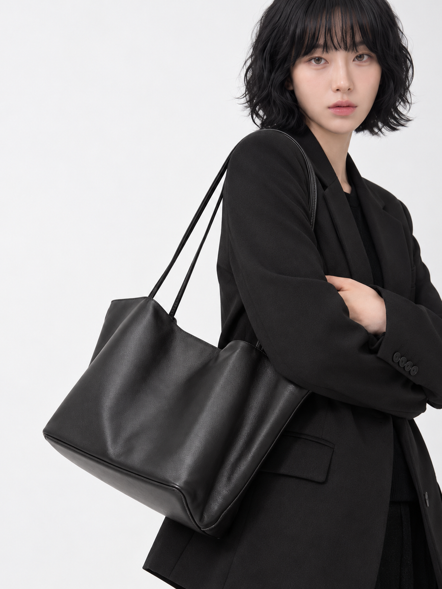 Molly lambskin model view