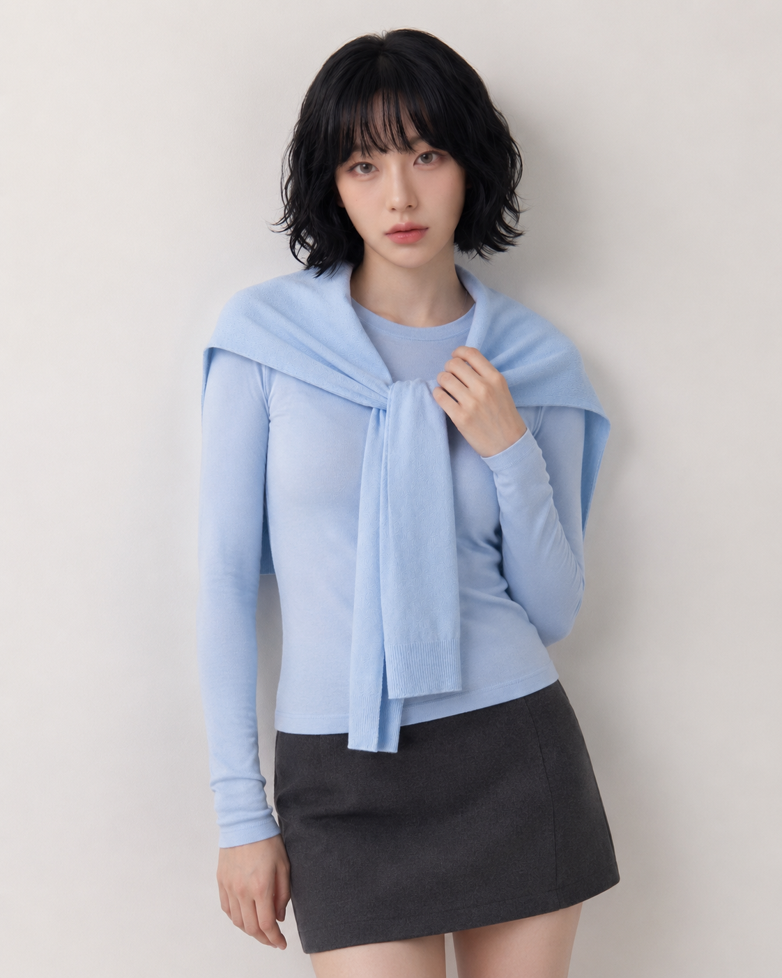 Mellow shoulder shawl