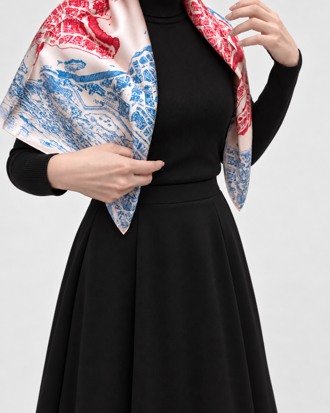 H Map Scarf model view